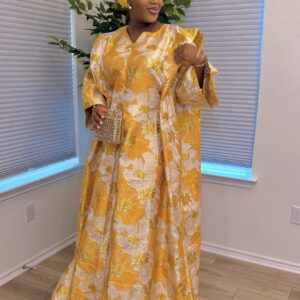 Classic Brocade Bubu Dress