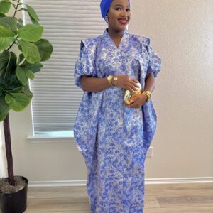 Royal Brocade Bubu Dress