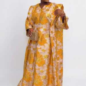 Classic Brocade Bubu Dress