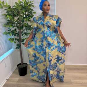 Luxe Brocade Bubu Dress