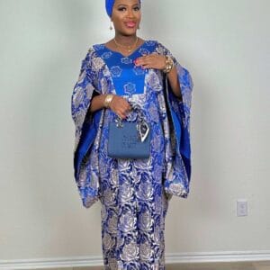 Elegant Brocade Bubu Dress